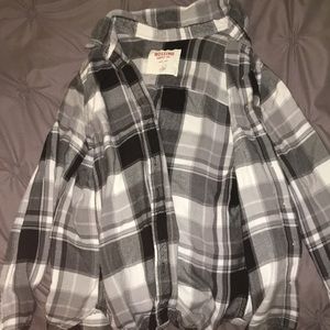 Black and white flannel